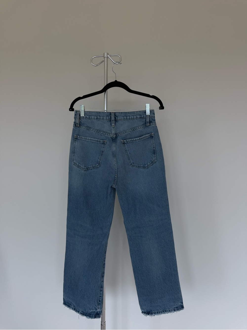 Frame Denim Straight Leg Jeans in Medium Blue - Picture 5 of 5